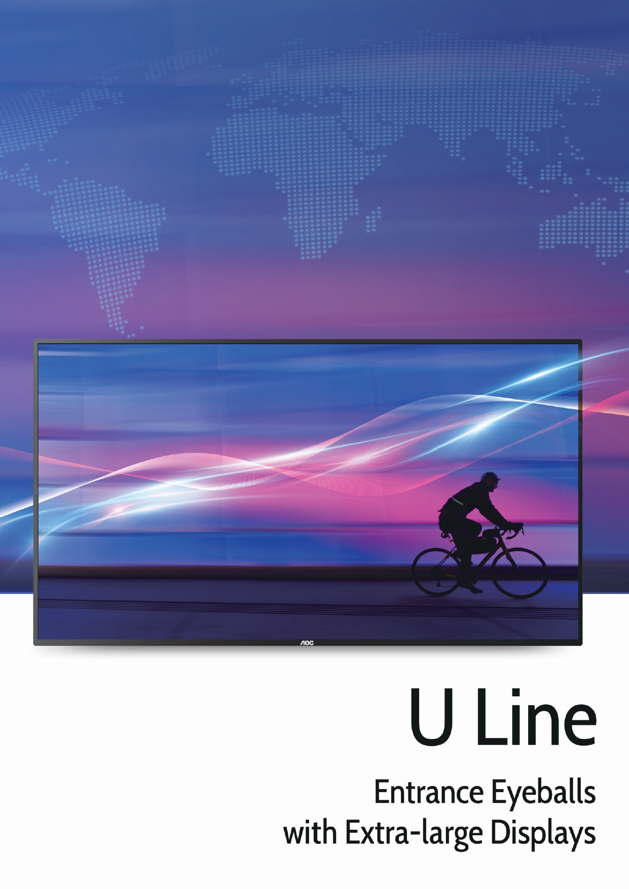 AOC U Line Extra-large Display 75U1053 86U1053 98U2053